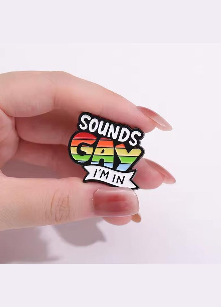 Значок - Звучить по гейськи, я підписуюсь (NS0077_2) No Brand (325700045)