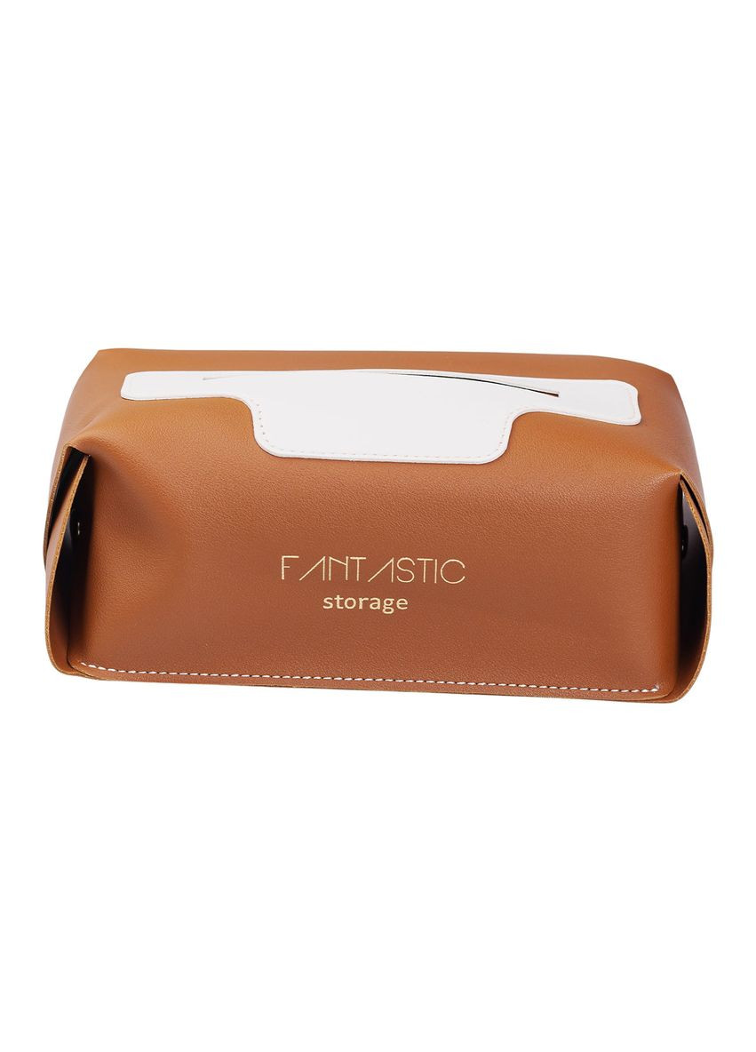 Салфетница из эко кожи 21х12х8 см контейнер для салфеток в автомобиль HP-3-210BR Yiwu (353502881)