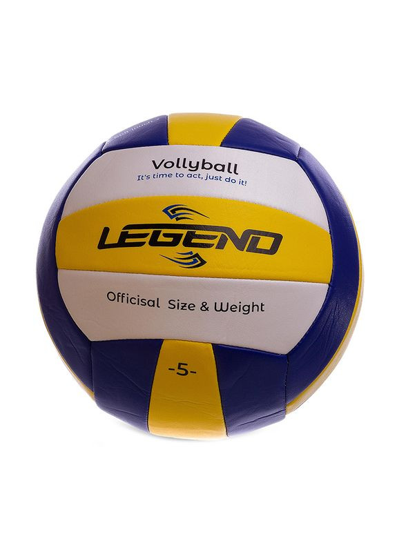 Мяч волейбольный VB-1897 Бело-сине-желтый, (57430036) Legend (327219371)