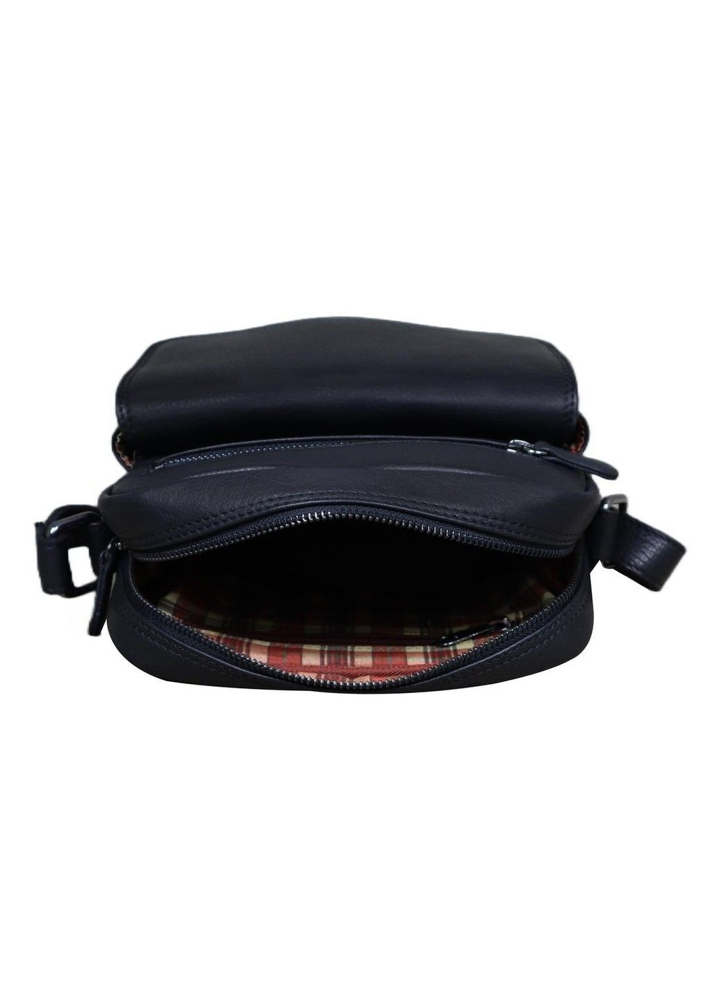 Шкіряна сумка через плече в чорному кольорі R-3375A Tavinchi (304265704)