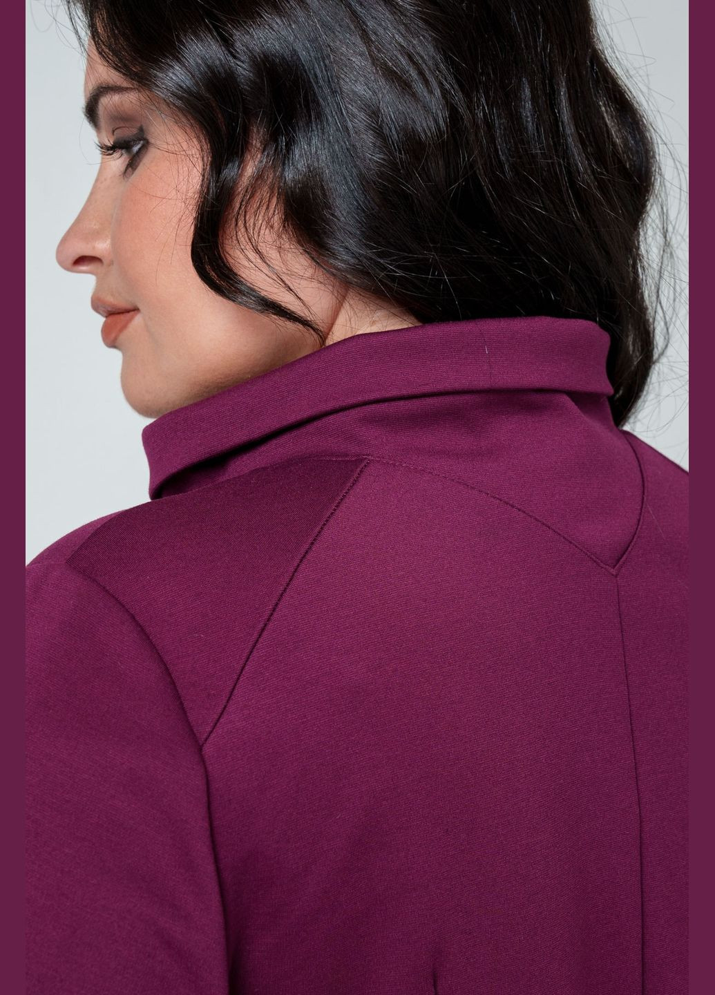 Малинова повсякденний жіноча сукня лика напівприлеглого силуету all posa (ap101681p) A'll Posa