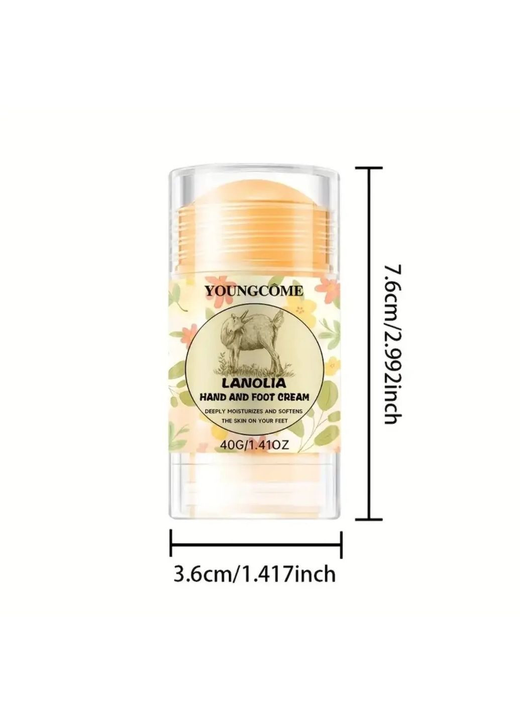 No Brand Зволожуючий крем Lanolia для рук та ніг з ланоліном та гіалуроновою кислотою, 40 мл — Крем, (351855943)