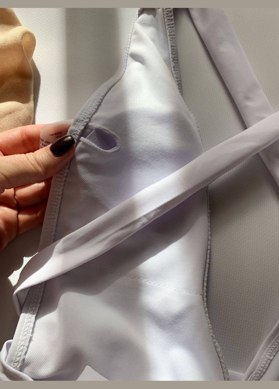 Білий купальник суцільний Domino