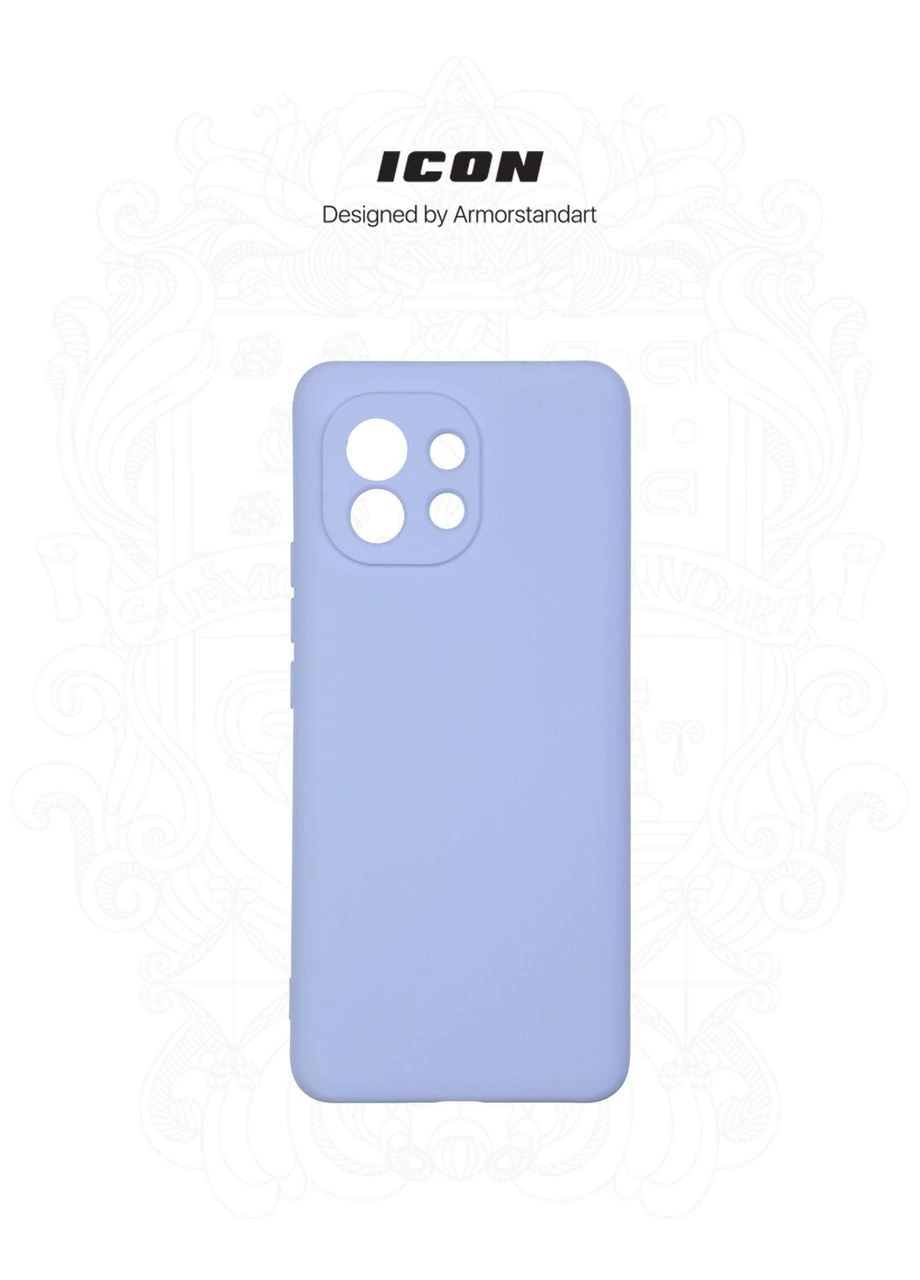 Чохол ICON для Xiaomi Mi 11 Camera cover Lilac (ARM58257) ArmorStandart (327889219)