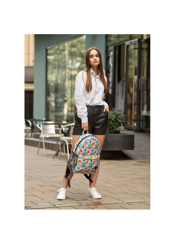 Женский рюкзак Brix PJT с принтом Light Sambag (329692813)