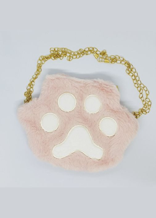 Сумка лапка рожевого кольору No Brand (333163184)