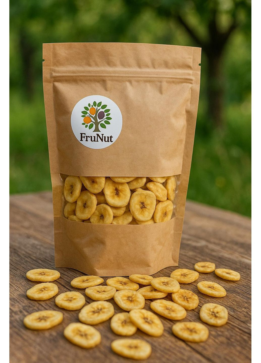 Банановые чипсы, 500 г FruNut (365762736)