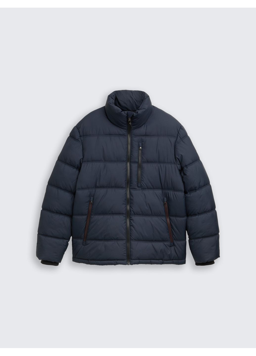 Темно-синя демісезонна куртка Tom Tailor