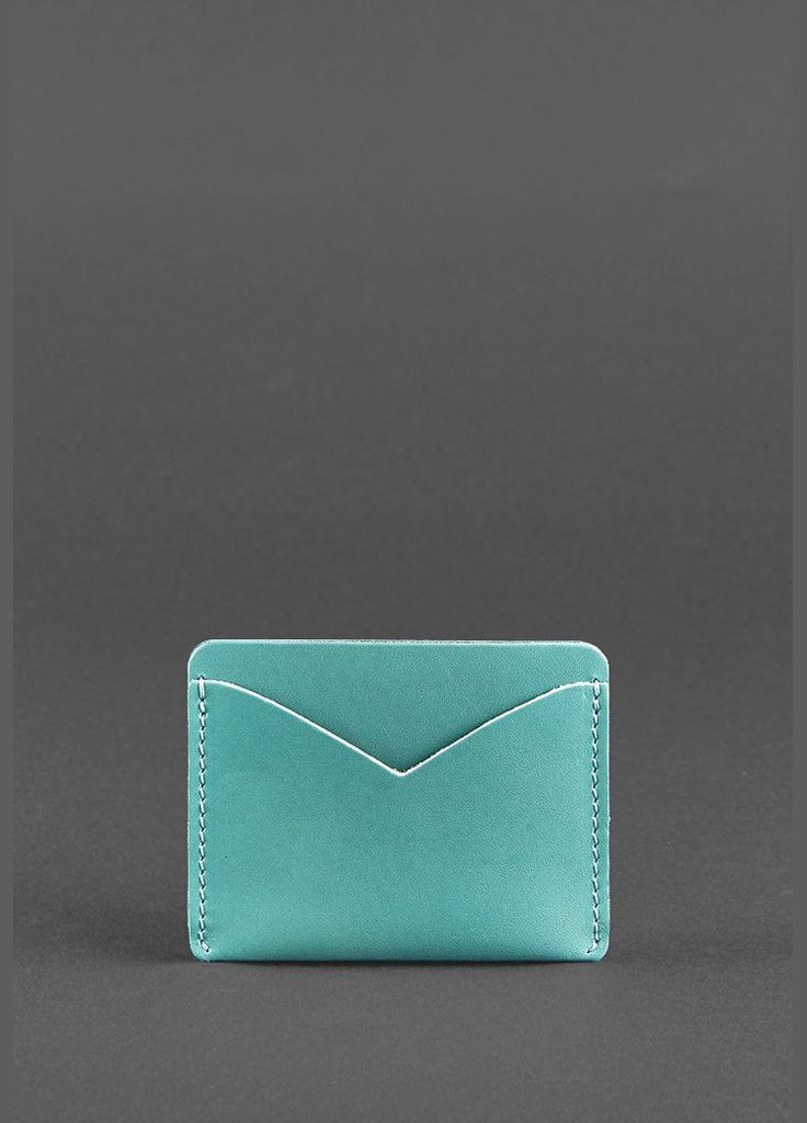 Женская кожаная визитница 5.0 бирюзоая (A-026275) BlankNote (328444637)