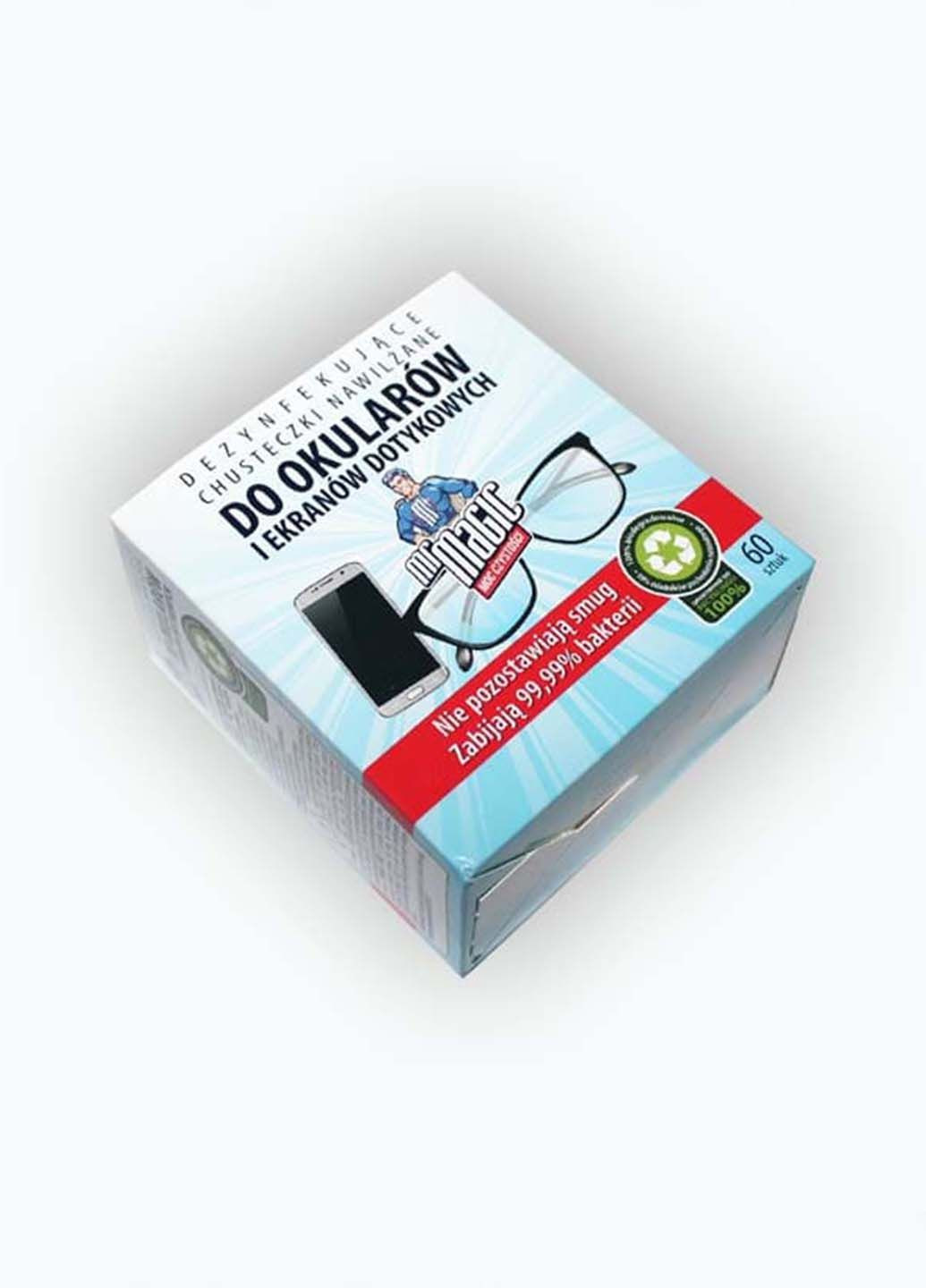 Салфетки для очков дезинфекционные и сенсорных экранов, Польша (60 шт.) Mr Magic (356518963)