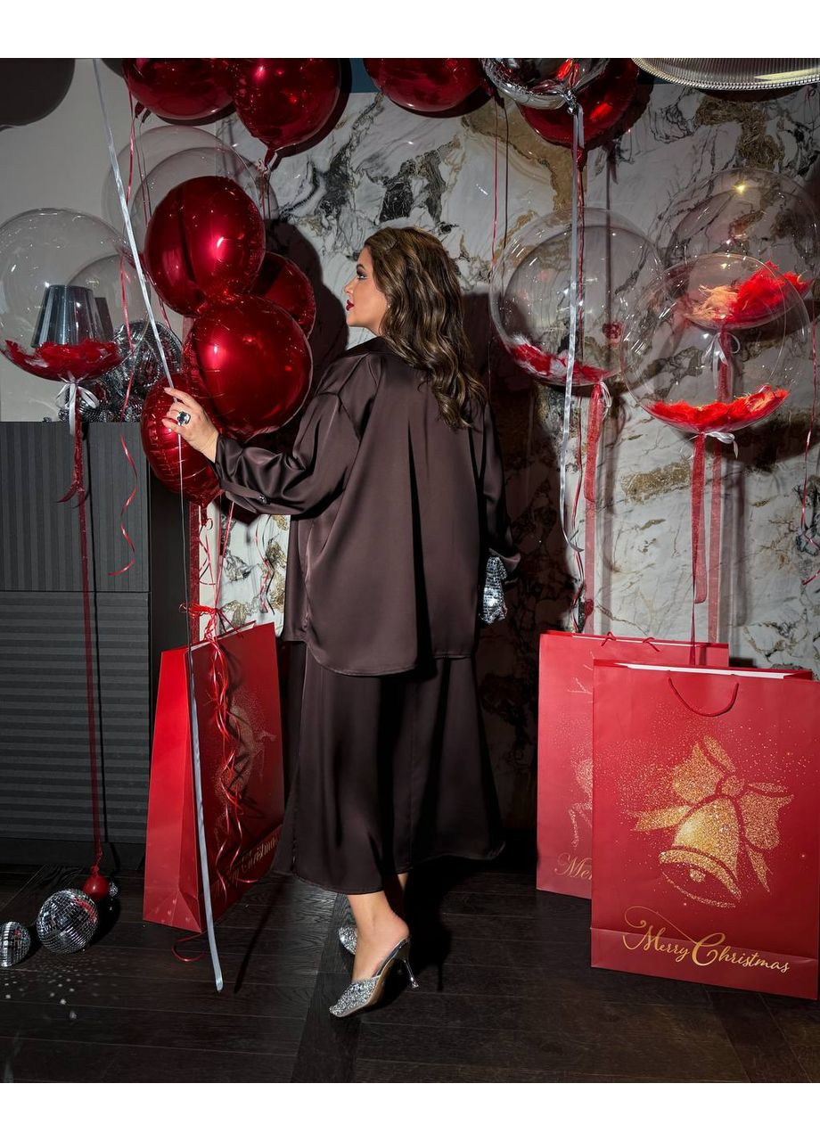 Роскошный комплект платье+рубашка из Армани шелка 💎 | ЗАМЕР В ОПИСАНИИ DK/DL Мода без кордонів (370682760)