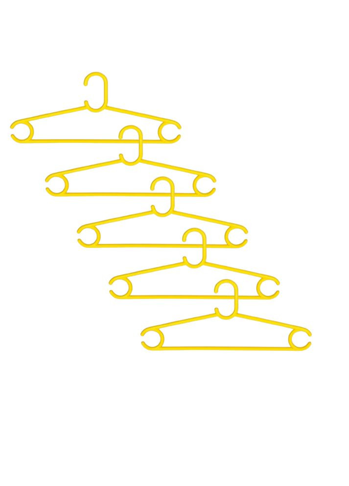 Плечики пластиковые для одежды, комплект 5 шт, размер 44–46, 402×10×179 мм SoloPlast (340463187)