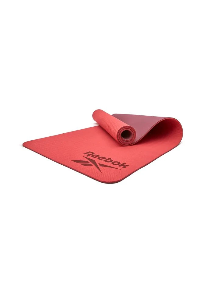 Двусторонний коврик полиэстер 176х61х0 6 см красный Reebok Reebok Double Sided Yoga Mat (393467560)