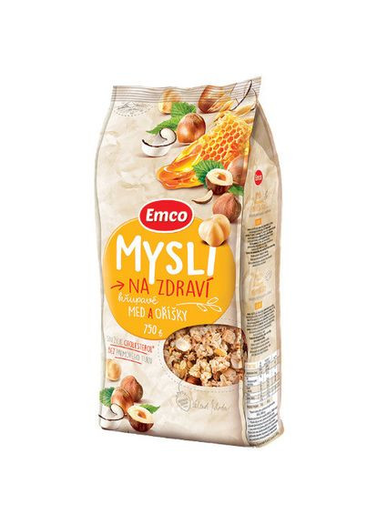 Мюслі медові з горіхом і кокосом 750г Emco (301590322)