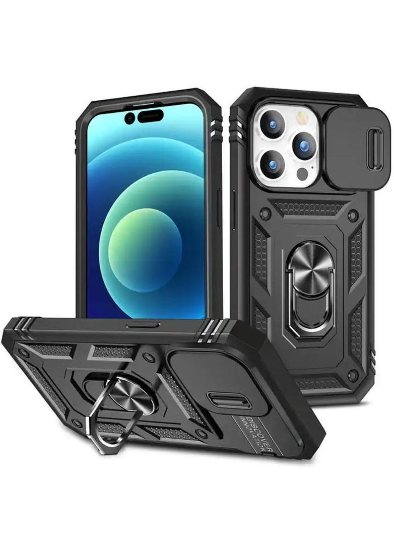 Ударопрочный чехол Serge Ring с защитой камеры для Apple iPhone 12 Pro (6.1") Epik (278642855)