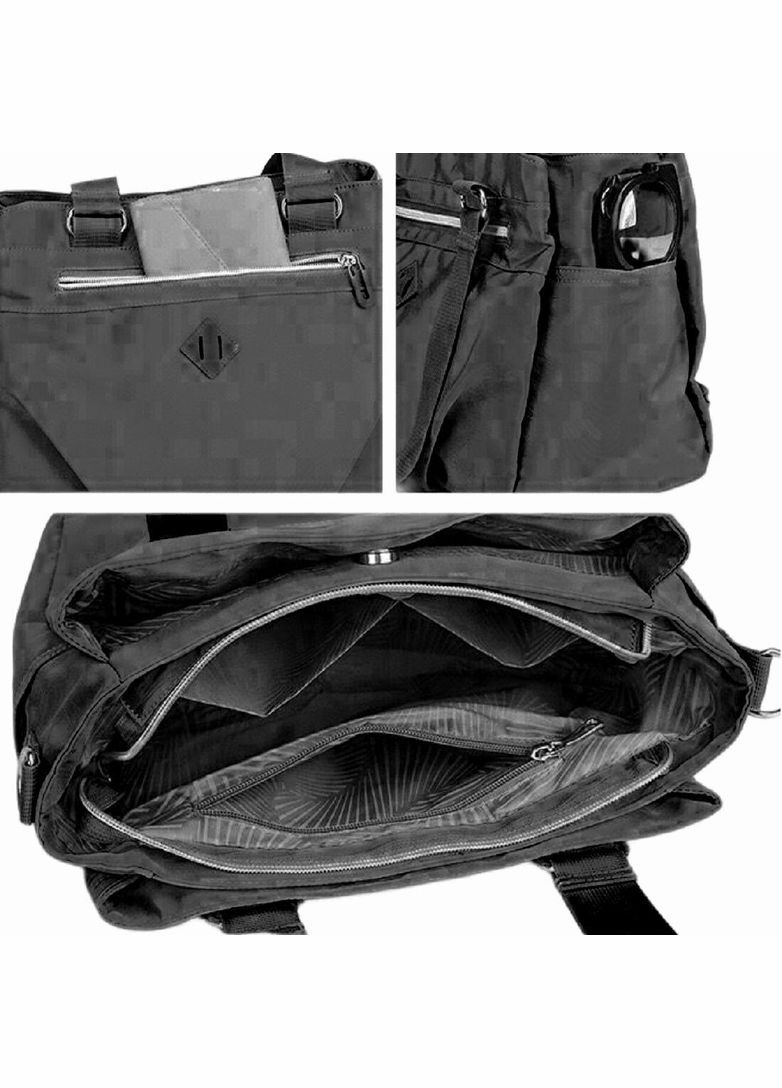 Сумка-месенджер жіноча тканинна Jade black Italian Bags (289872486)