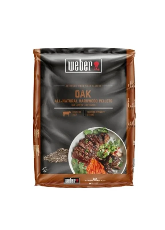 Пеллеты Дубовые FSC Oak 8 кг (3401053) Weber (397451742)