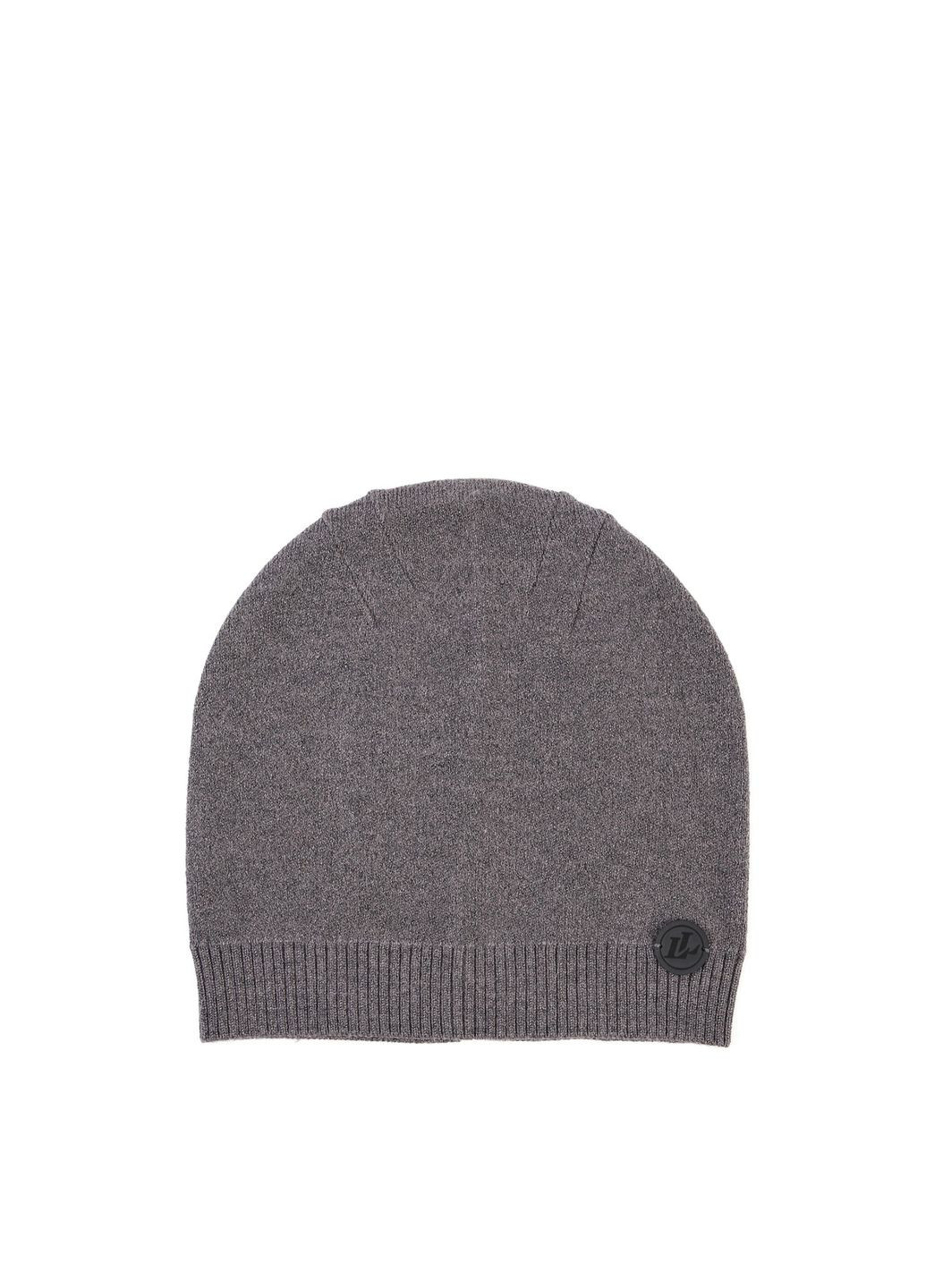 Шапка біні жіноча віскоза сіра LUMINA LuckyLOOK 855-687 (350197118)