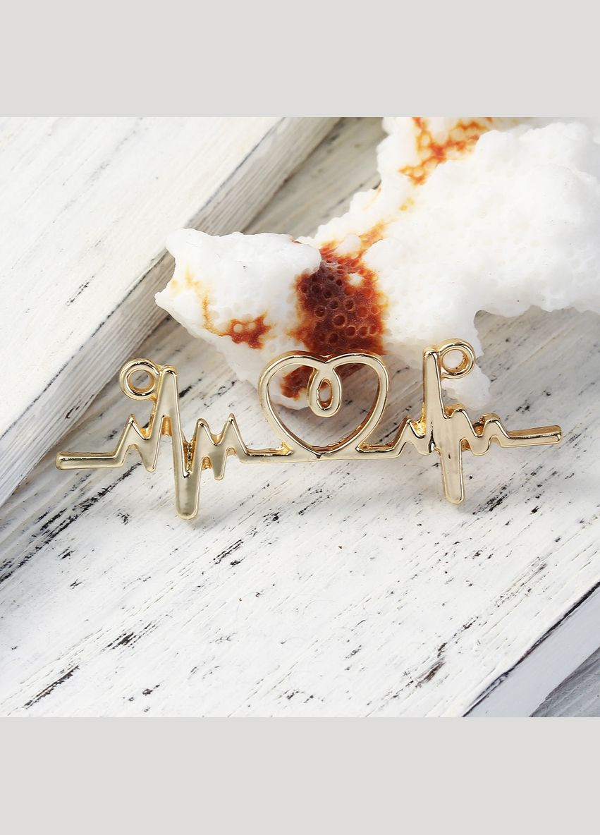 Коннектор Кулон пульс сердце электрокардиограмма 44 мм x 14 мм Finding (351898149)