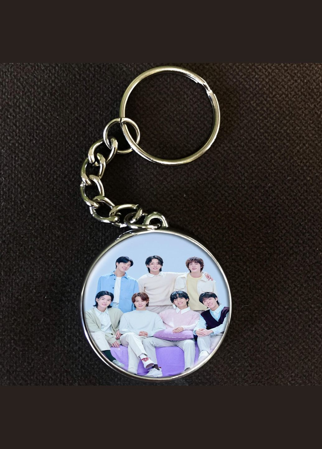 Брелок k pop BTS #001 silver No Brand (327220172)