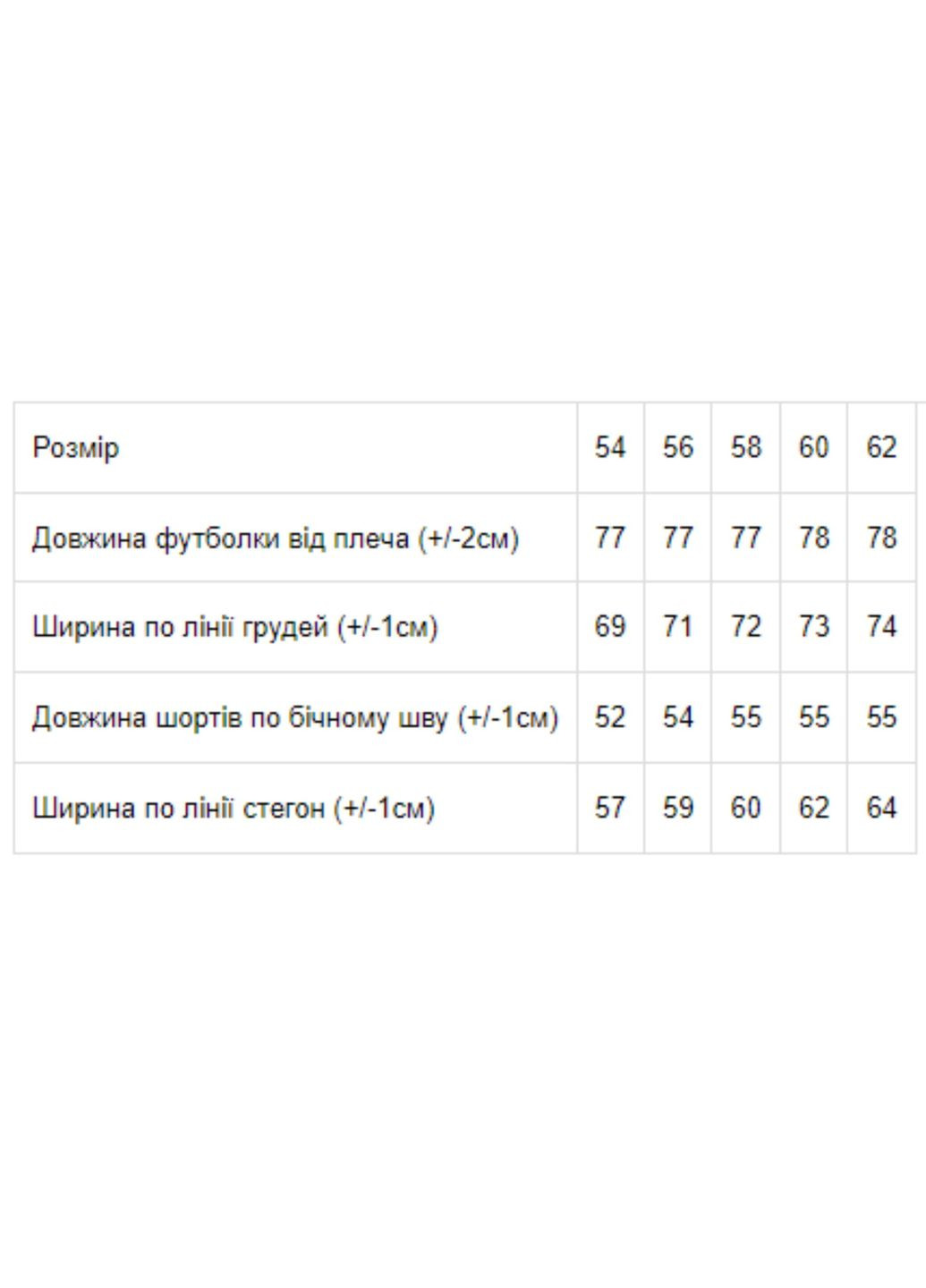 Синий летний комплект мужской (оверсайз) Носи своє 8194-057-33