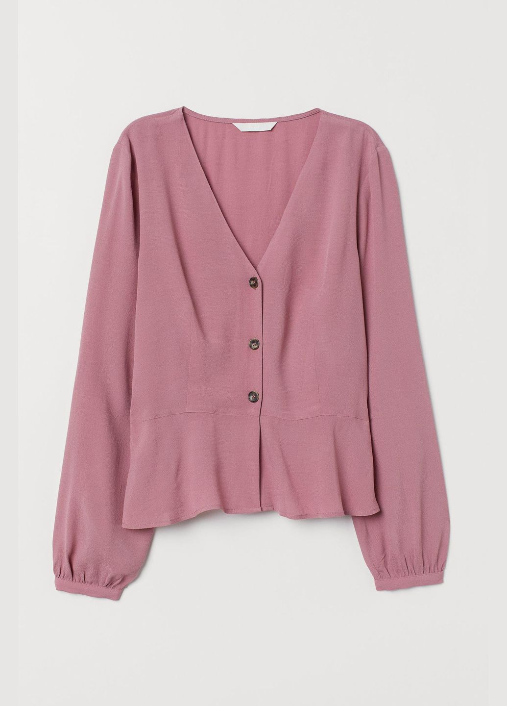 Темно-розовая блуза демисезон,темно-розовый, H&M