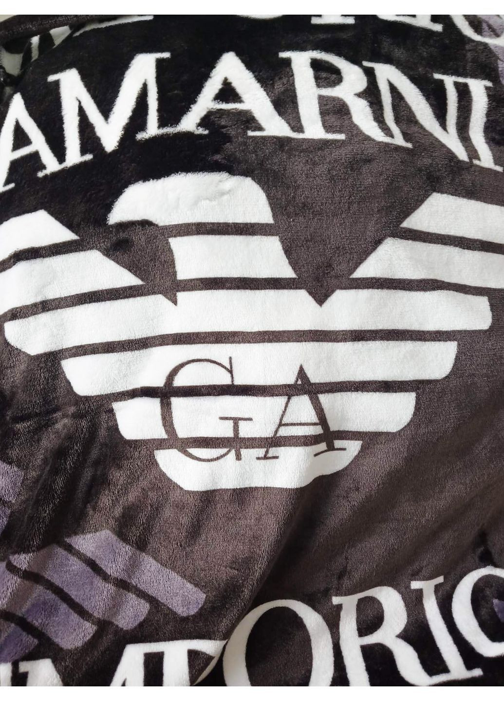 Зимовий чоловічий халат з кишенями довгий No Brand (364237311)