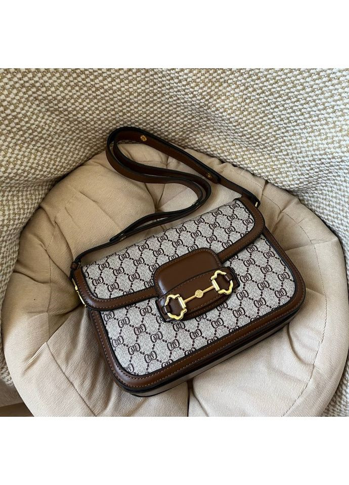 Классическая большая сумка в коричневом цвете в замшевой текстуре. No Brand (362588165)