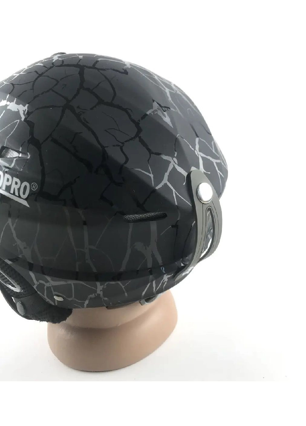 Шолом гірськолижний захисний для сноубордистів лижників зі знімними вухами вентиляцією 56-59 см (477523-Prob) Чорний розмір L Unbranded (297913671)