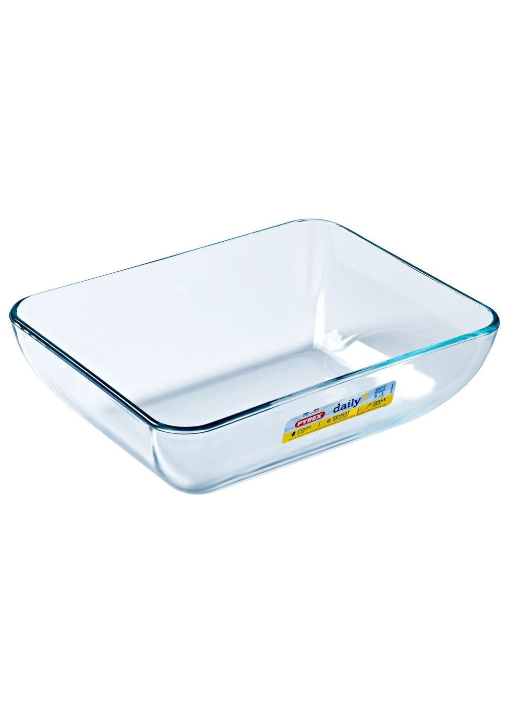Форма с/у DAILY форма из крыш. прямоуголь. 25х20см (2.2л) (343P000/3646) Pyrex (365275953)