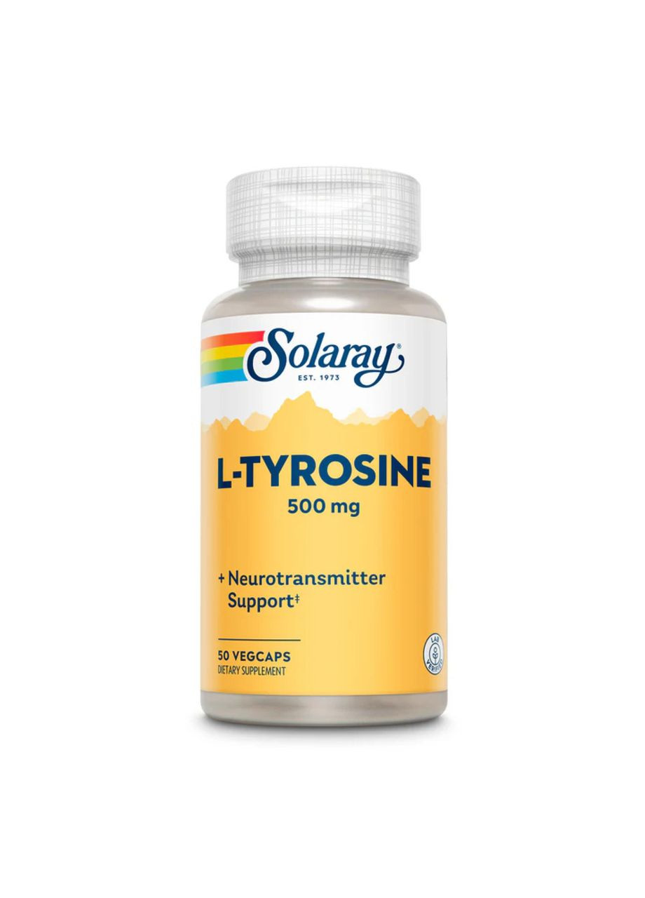 L-Tyrosine 500mg - 50 vcaps Solaray (369398600)