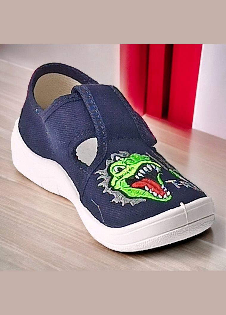 Ортопедичні тапочки капчики на липучці для хлопчика змінне взуття в садок Валді Waldi (341277507)