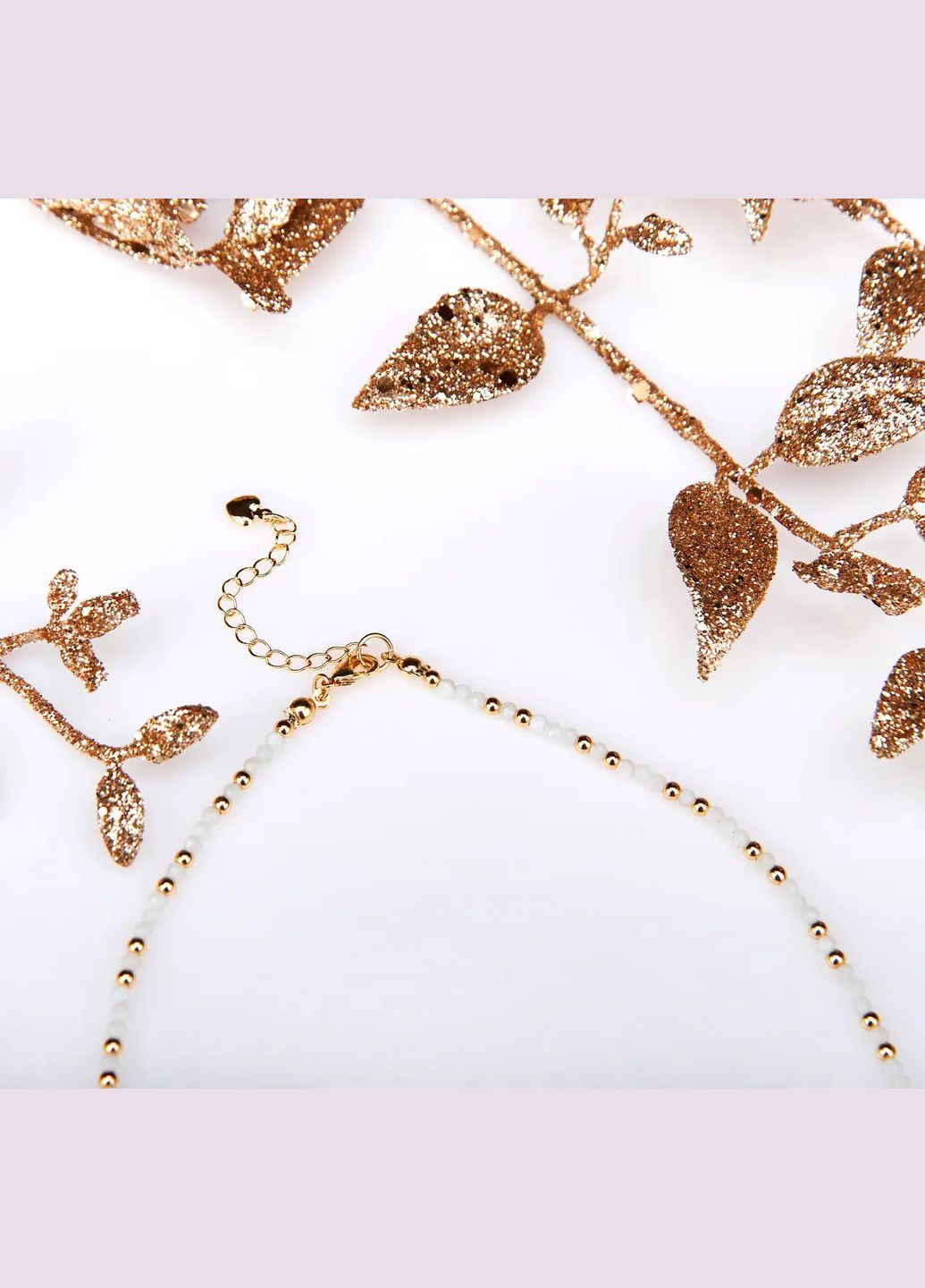 Чокер натуральний Перламутр гранована кулька + Підвіска, фур-ра гіп-ний сплав колір золото d-3мм+- L-38-43см No Brand перламутр латунь, натуральний камінь, медичний сплав золото (323654083)