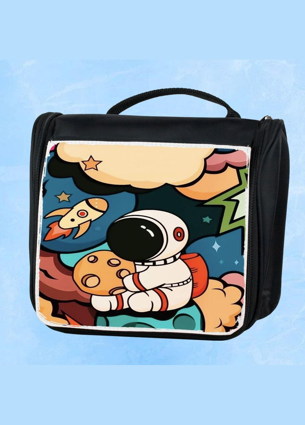 Дорожня сумка - органайзер для косметики несессер Art #153 Чорна No Brand (318677195)