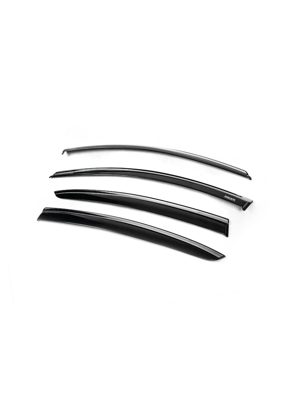 Вітровики з хромованим молдингом SD (4 шт, ) для Renault Megane IV 2016-2025 рр Niken (390716473)