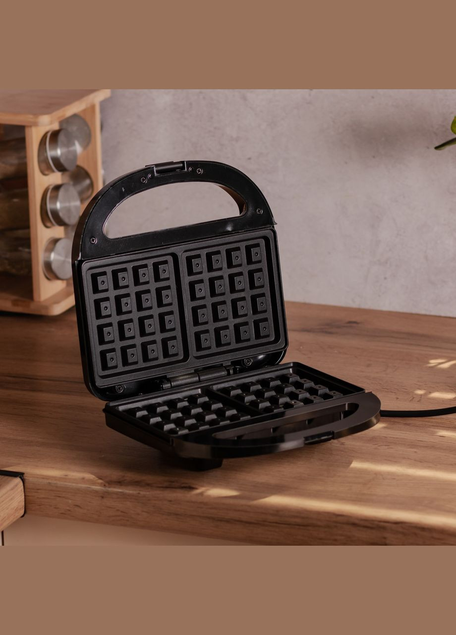 Вафельница с антипригарным покрытием и двойным нагревом для бельгийских вафель 750 Вт SK-08074 Sokany (353503551)