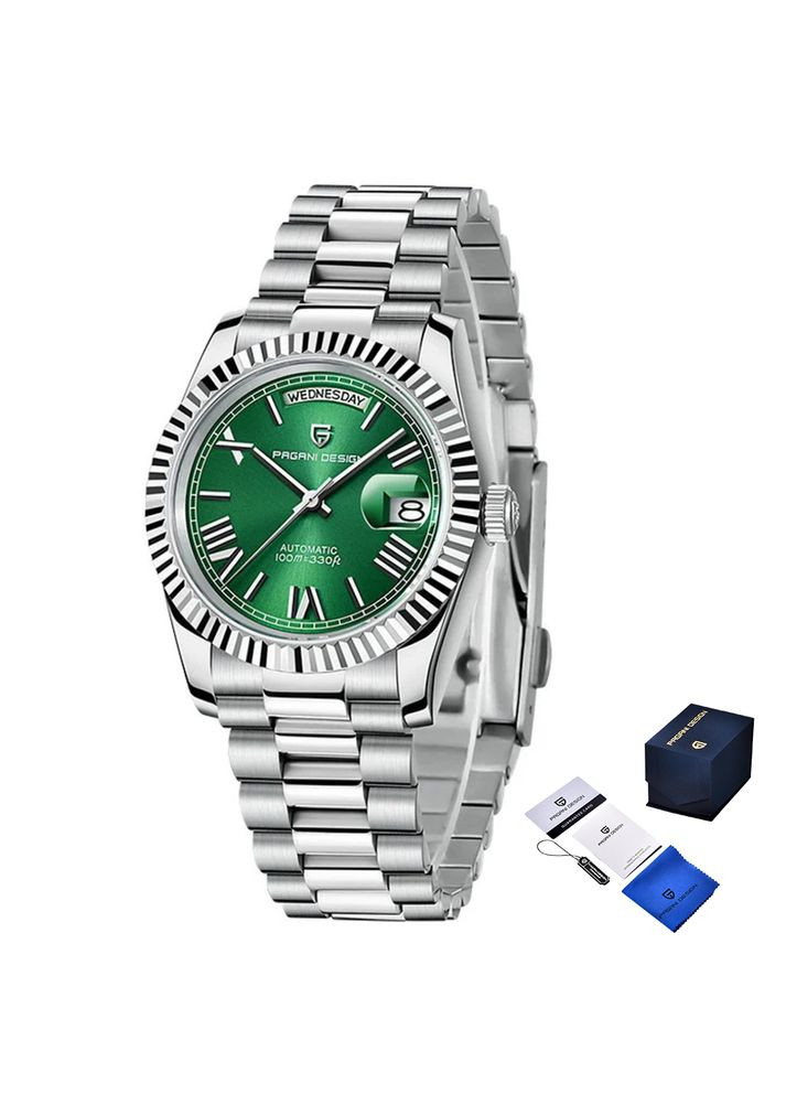 Годинник наручний PD-1752 Silver-Green Pagani Design (342104069)
