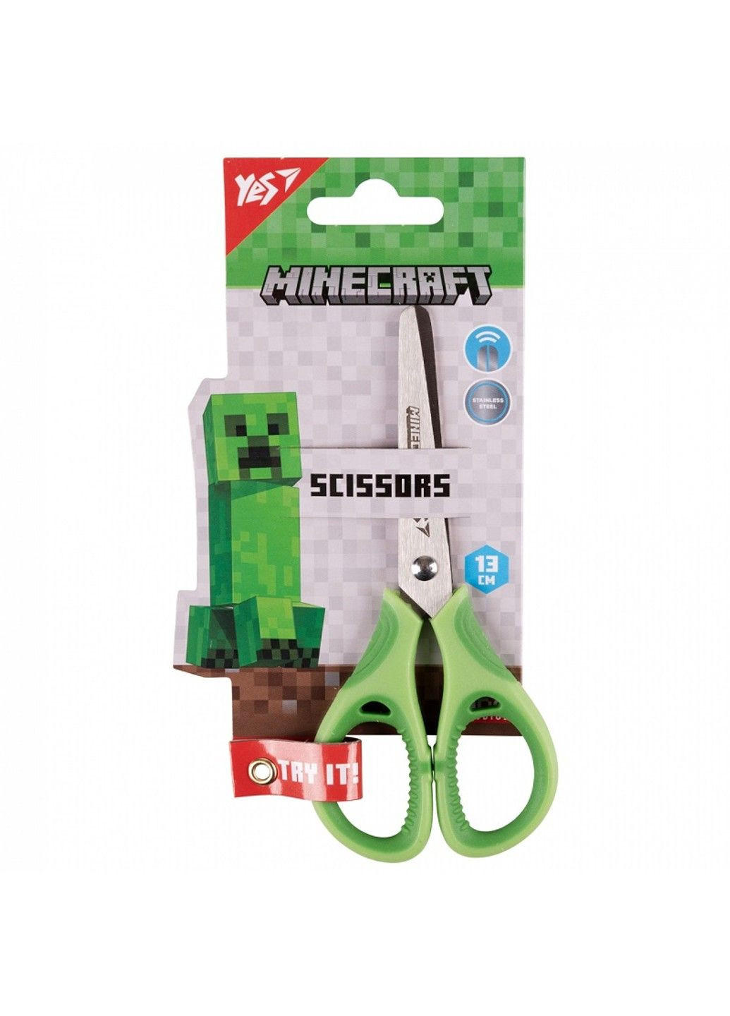 Ножицы детские с резиновыми вставками 13 см Minecraft 480430 Yes (287327911)
