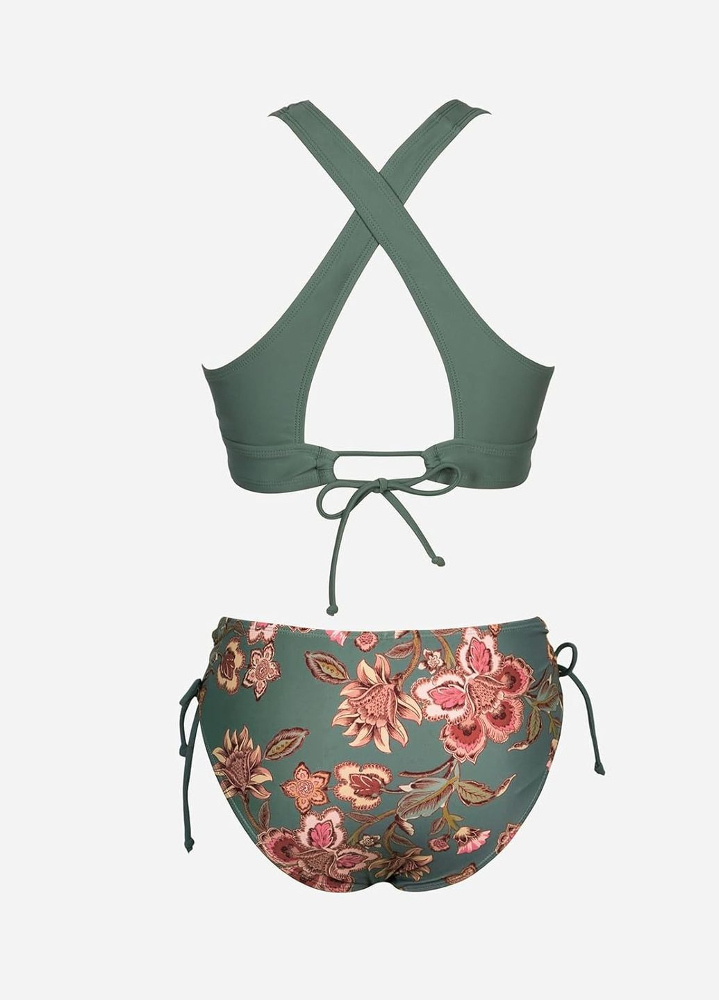 Оливковий (хакі) літній купальник CUPSHE