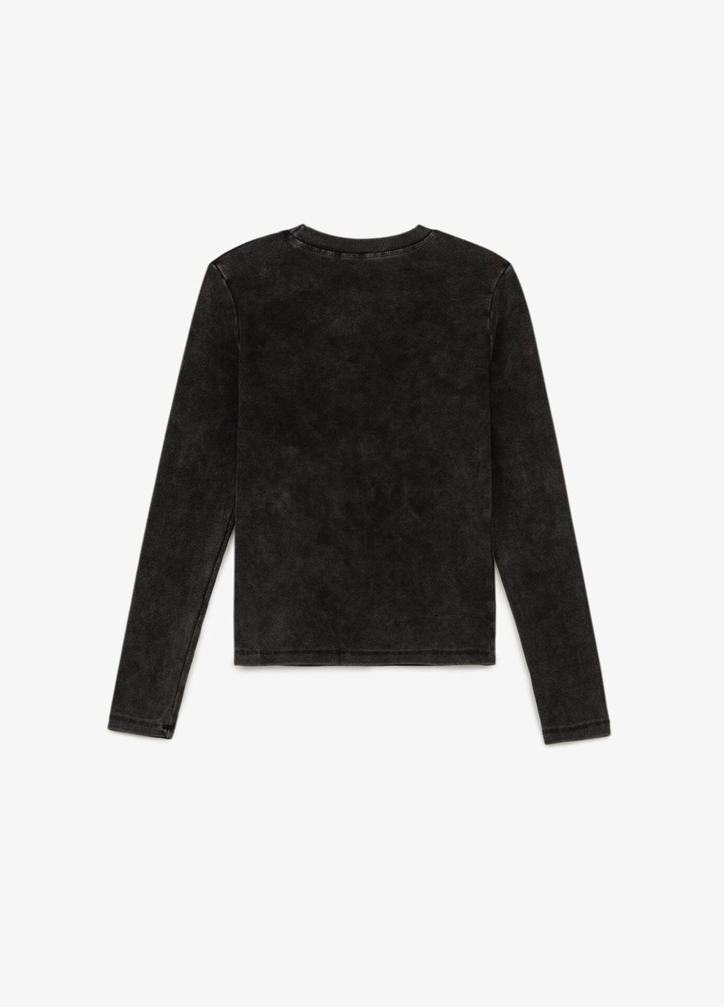 Лонгслив однотонный женский 6052 Черный shop (2000999171819) No Brand (362746572)