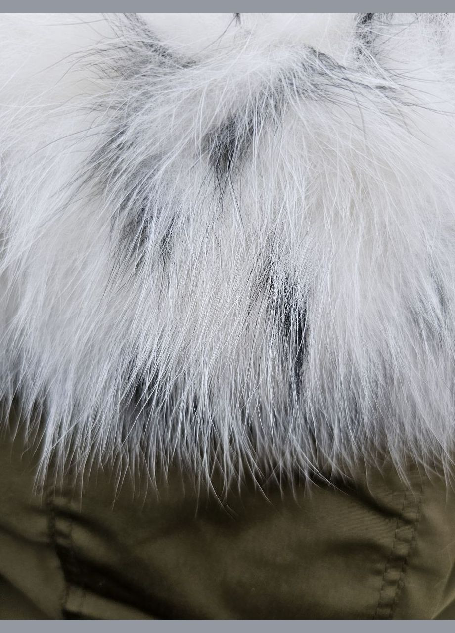 Оливкова (хакі) демісезонна жіноча зимова куртка у кольорі хакі 42 розмір No Brand спортшик