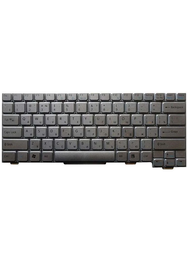 Клавиатура для ноутбука Vaio (VGN-TX) Silver, RU Sony (380266906)