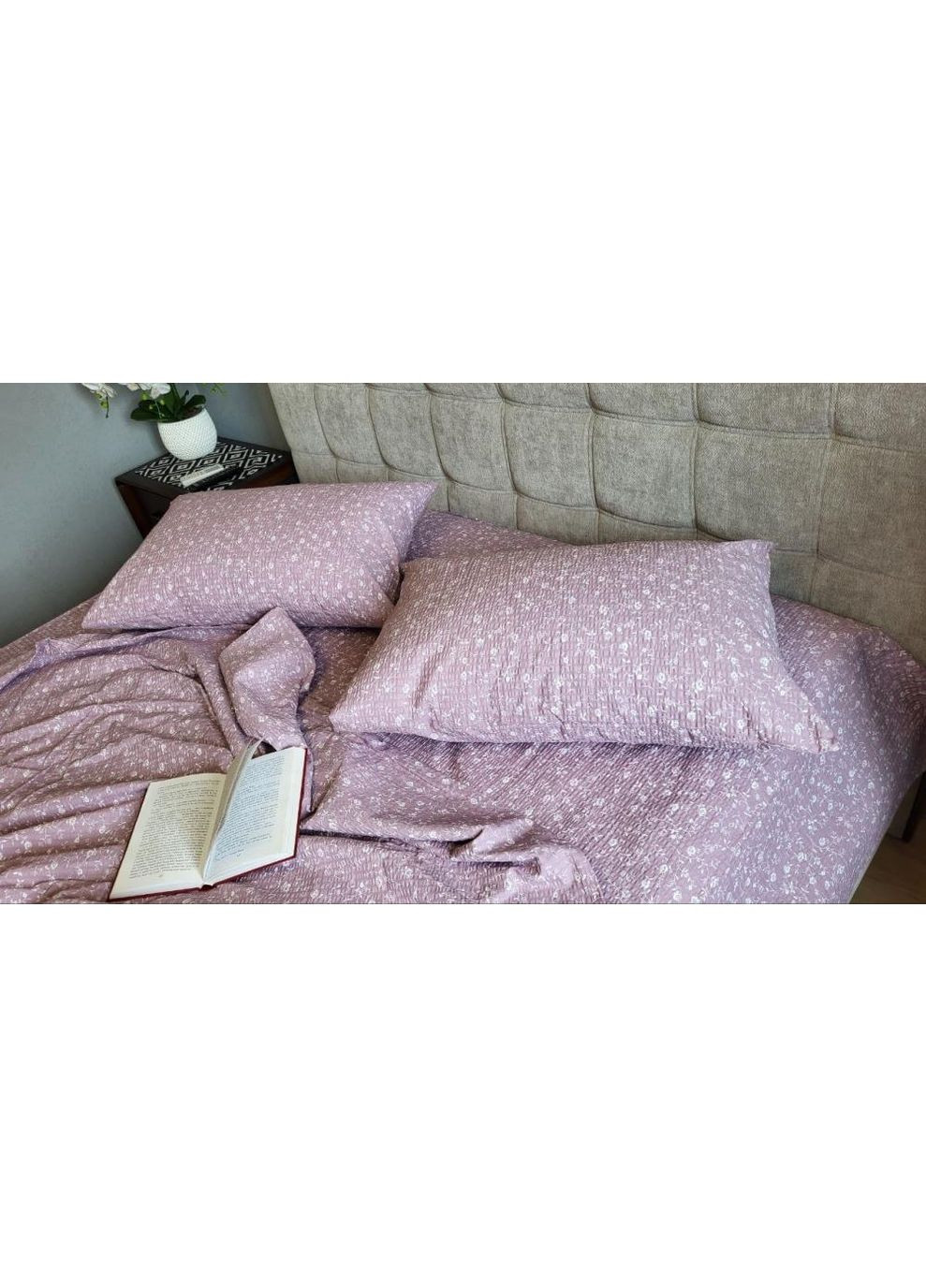 Постільна білизна Марсель орхід., ранфорс гофра (жатка) Евро розмір, наволочки 70/70 No Brand (364220844)