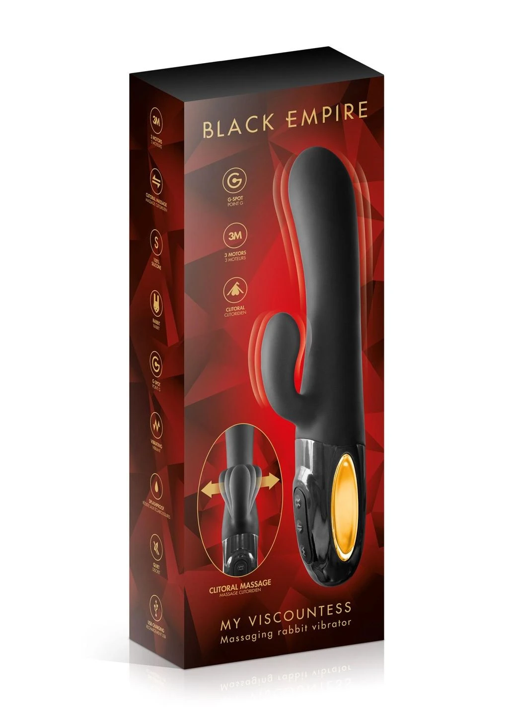 Вибратор-кролик My Viscountess, 21.8 см ( ) Black Empire (374912047)
