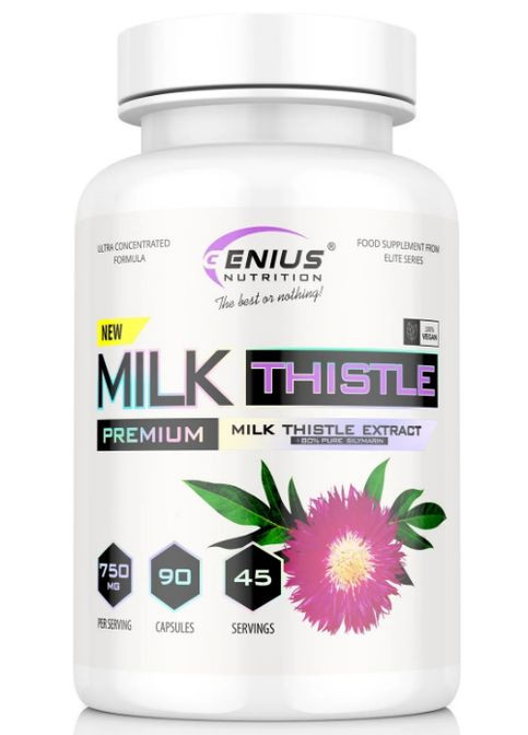 Milk Thistle 90 Caps Genius Nutrition (285736505)