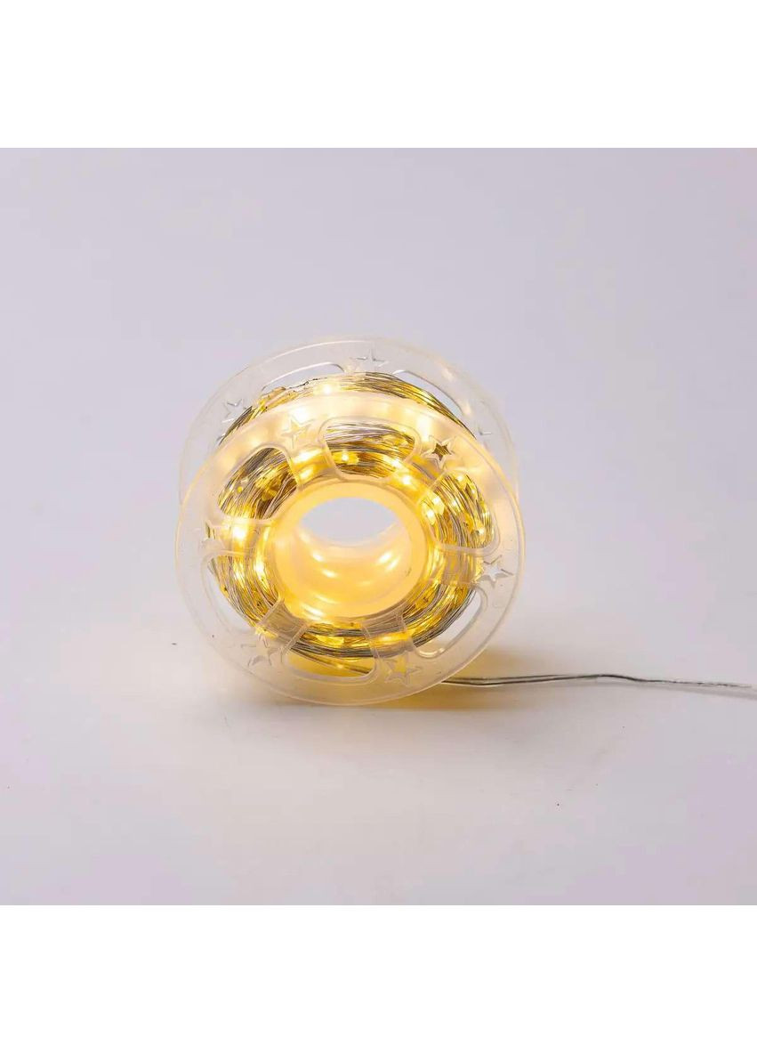 Гірлянда роса на пульті 50 метрів на 500 led світлодіодів крапля на білому дроті жовта 500L50MWY Garlando (370373299)