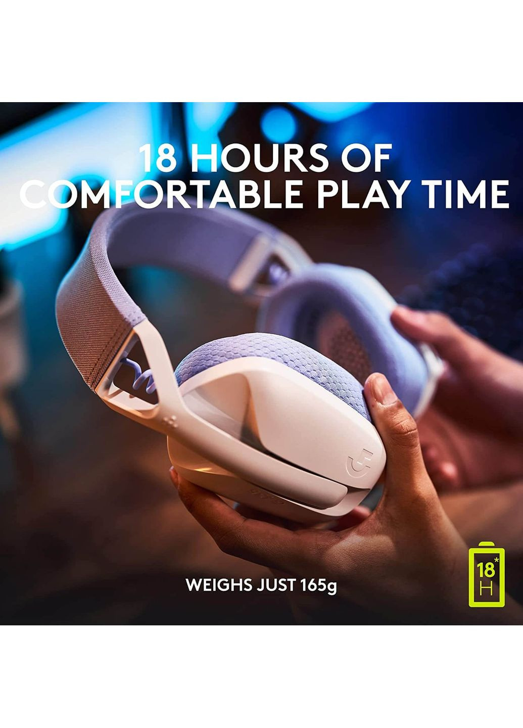 Навушники G435 LIGHTSPEED Wireless Gaming Headset White Logitech (369768822)