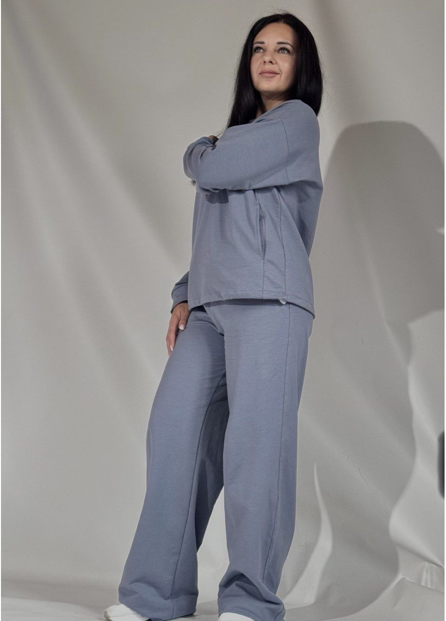 Костюм палаццо из ткани Пинье премиум качества в Шоколадном цвете. No Brand (361443715)