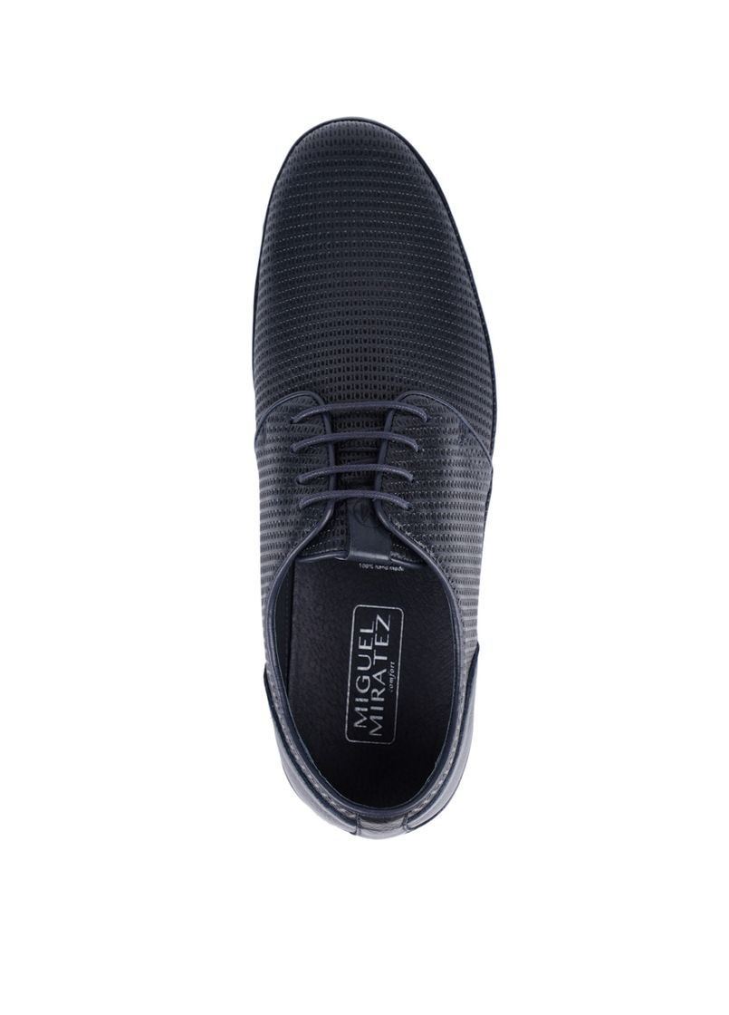 Чоловічі Туфлі A525301-1 Синій Шкіра Miguel Miratez (325609231)