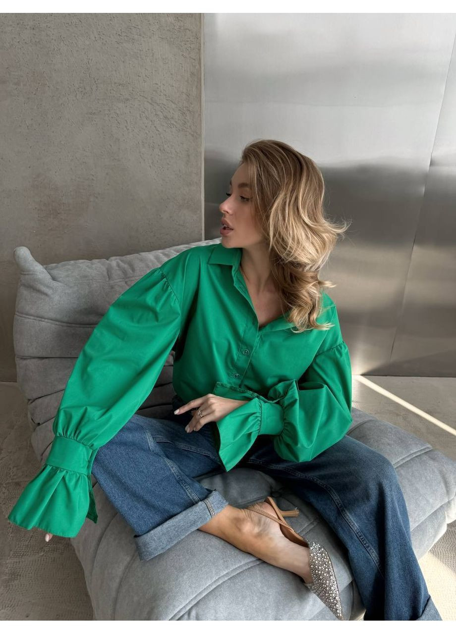 Стильна жіноча сорочка з 100% котону — ЗАМІРИ В ОПИСІ DK/DL Мода без кордонів (370236306)